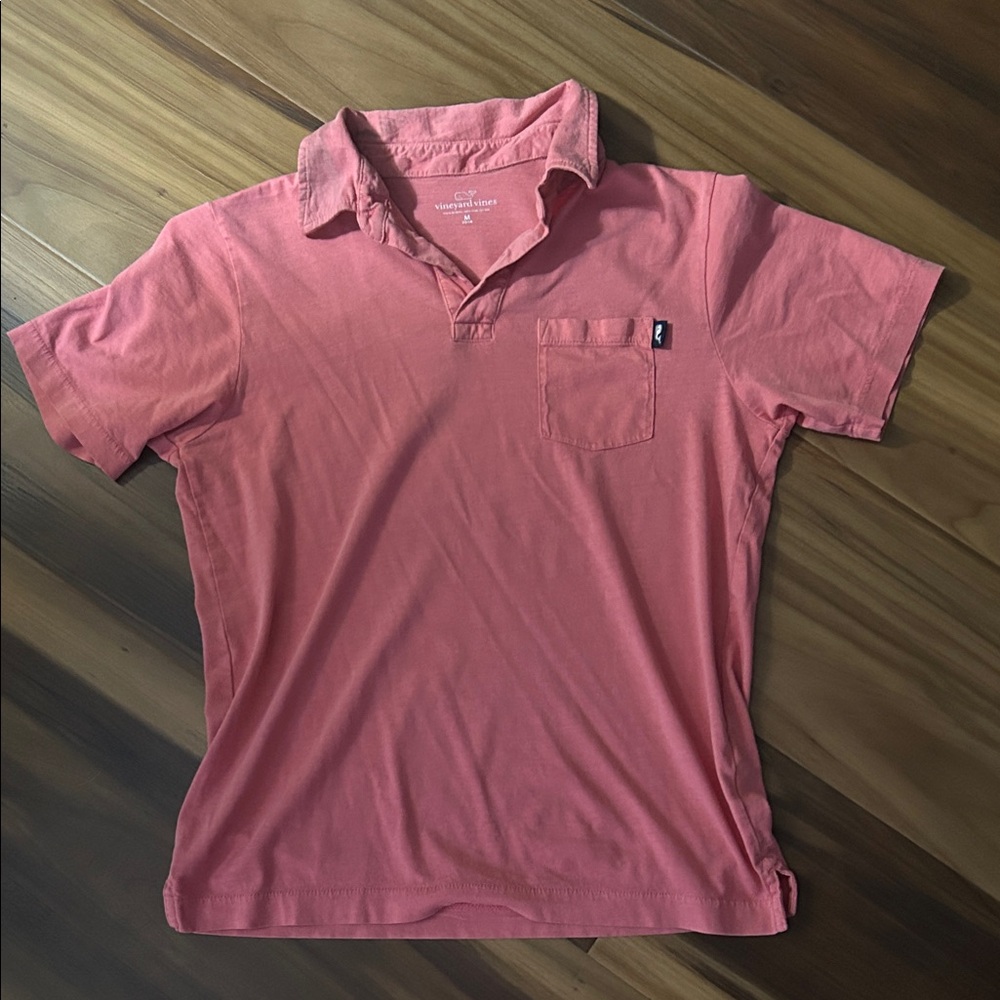 Vineyard Vines Kids Pink Polo Shirt Medium(12-14)